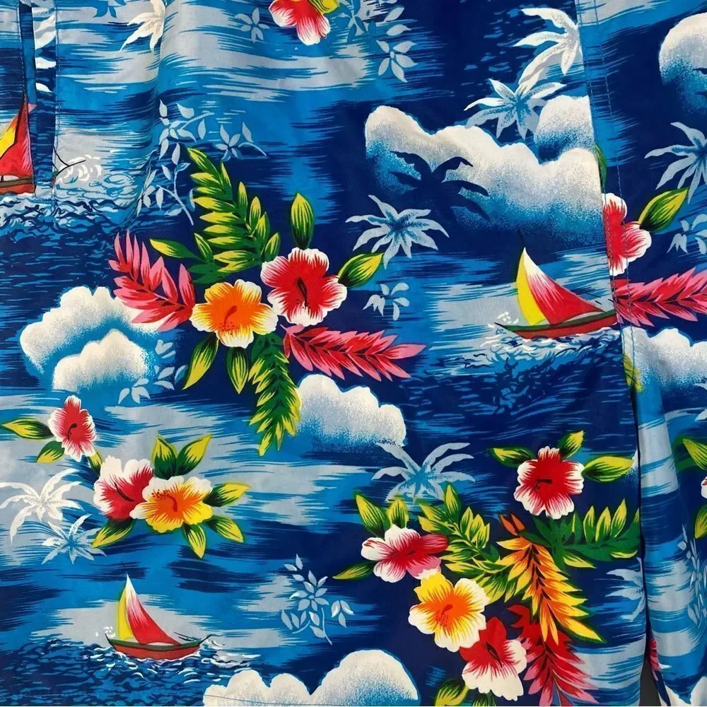 Polo Sport Ralph Lauren Floral/Tropical Theme Swim Shorts Size XXL